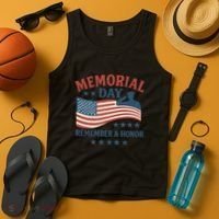 Memorial Day Remember & Honor Tank Top thumb 4