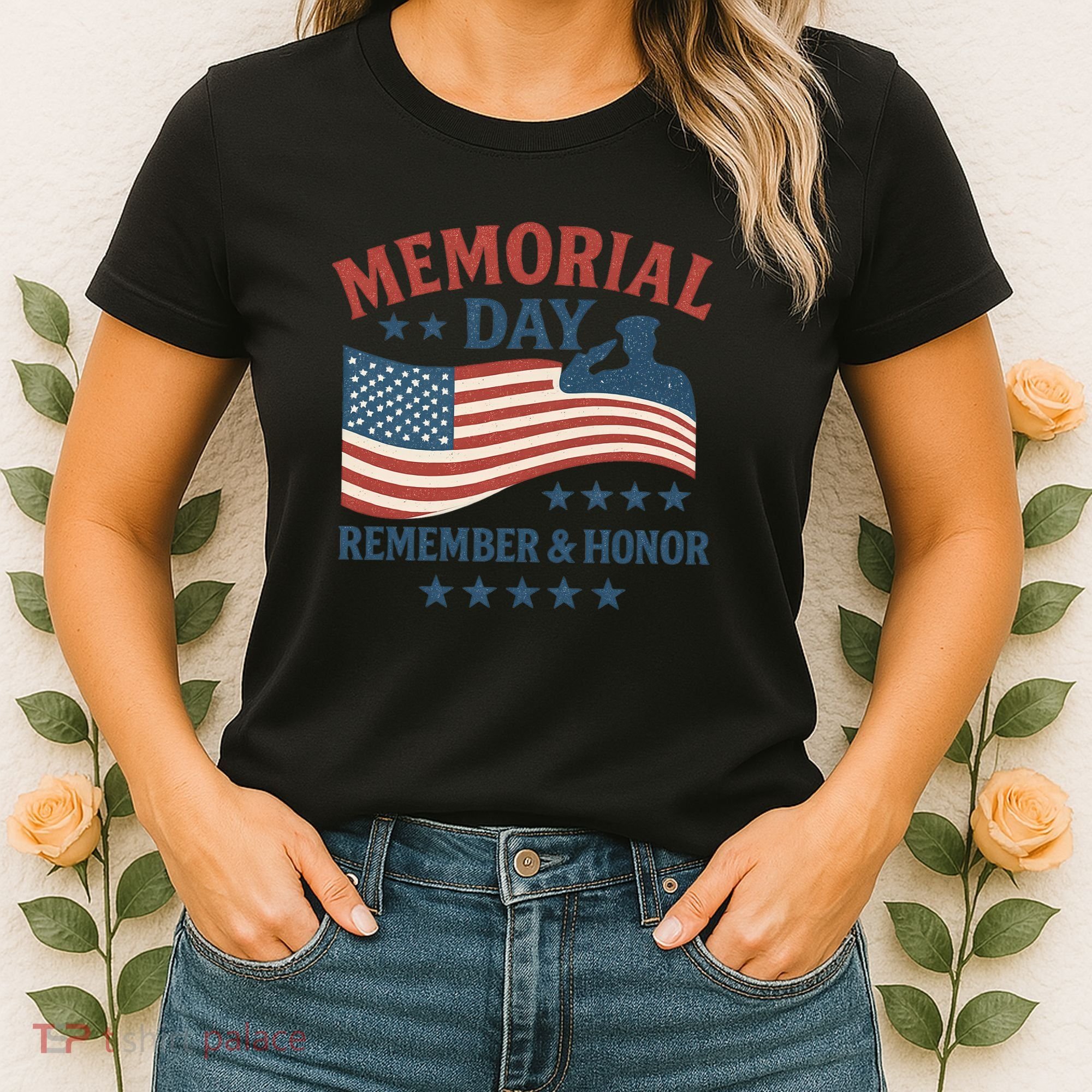 Memorial Day Remember & Honor Women's T-Shirt
