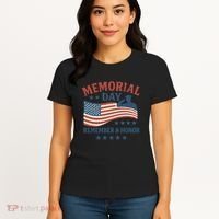 Memorial Day Remember & Honor Women's T-Shirt thumb 4