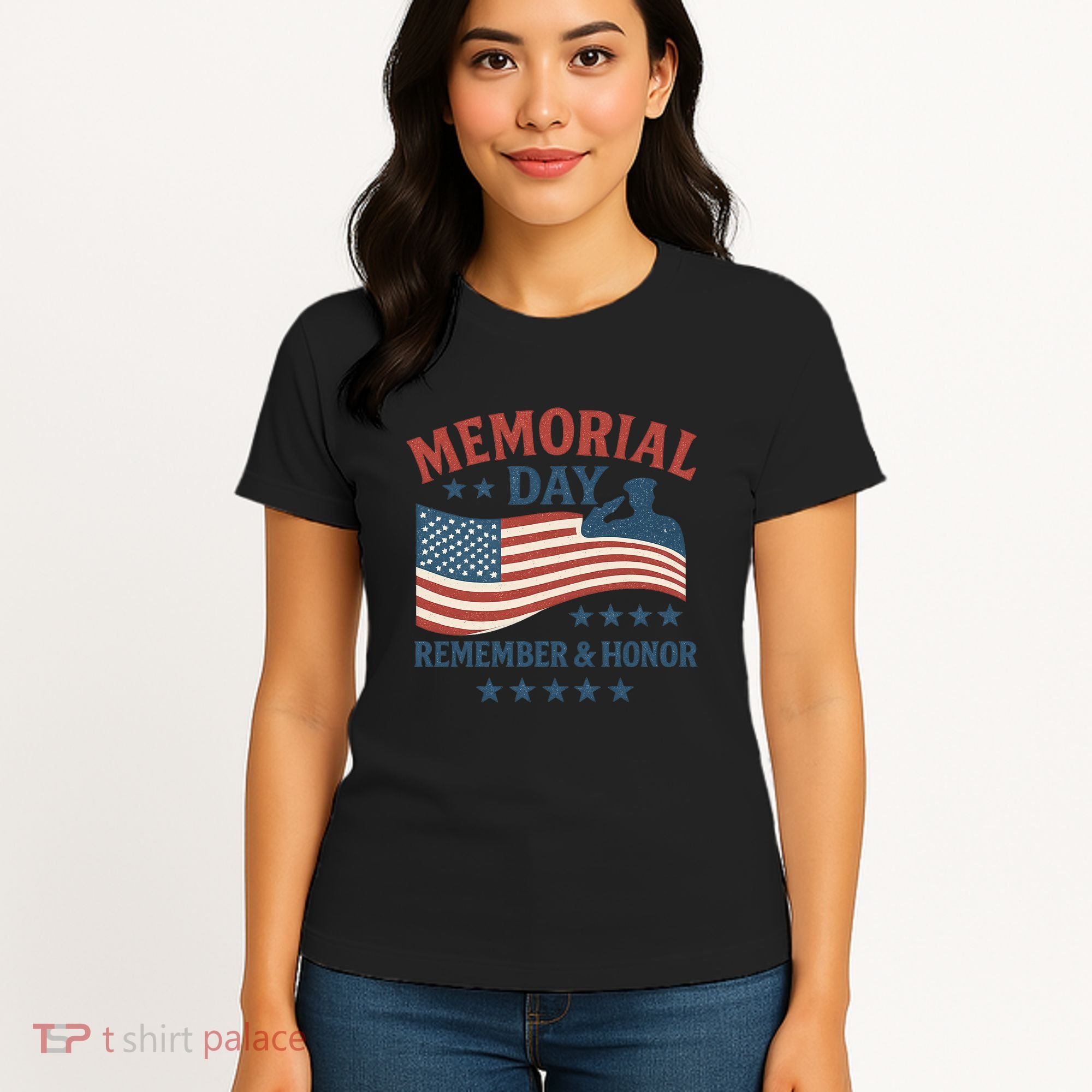 Memorial Day Remember & Honor Women's T-Shirt