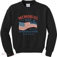 Memorial Day Remember & Honor Kids Sweatshirt thumb 0