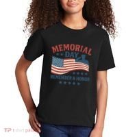 Memorial Day Remember & Honor Kids T-Shirt thumb 2