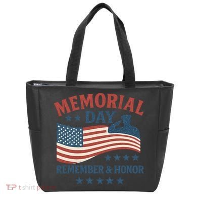 Memorial Day Remember & Honor Tote Bag