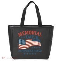 Memorial Day Remember & Honor Tote Bag thumb 0