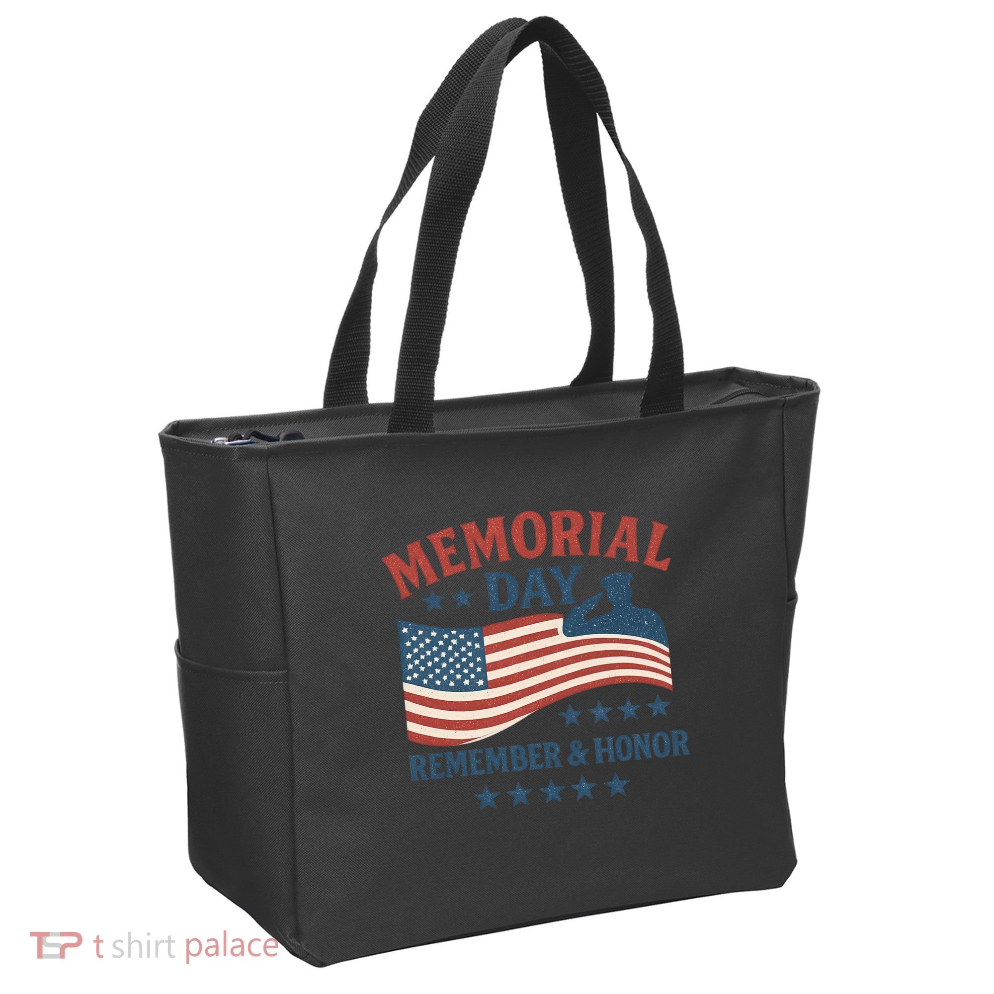 Memorial Day Remember & Honor Tote Bag