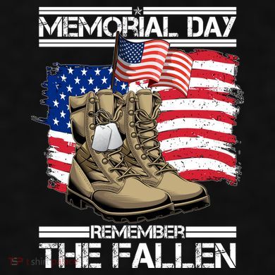 Memorial Day Remember The Fallen Ladies PosiCharge Tri-Blend Wicking Tank