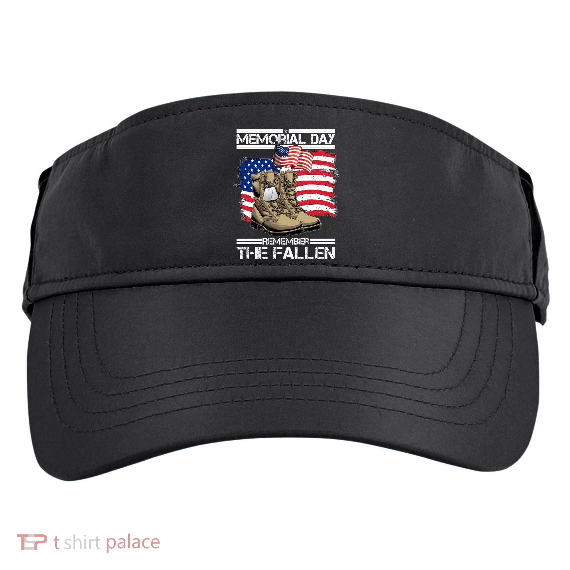Memorial Day Remember The Fallen Adult Drive Performance Visor