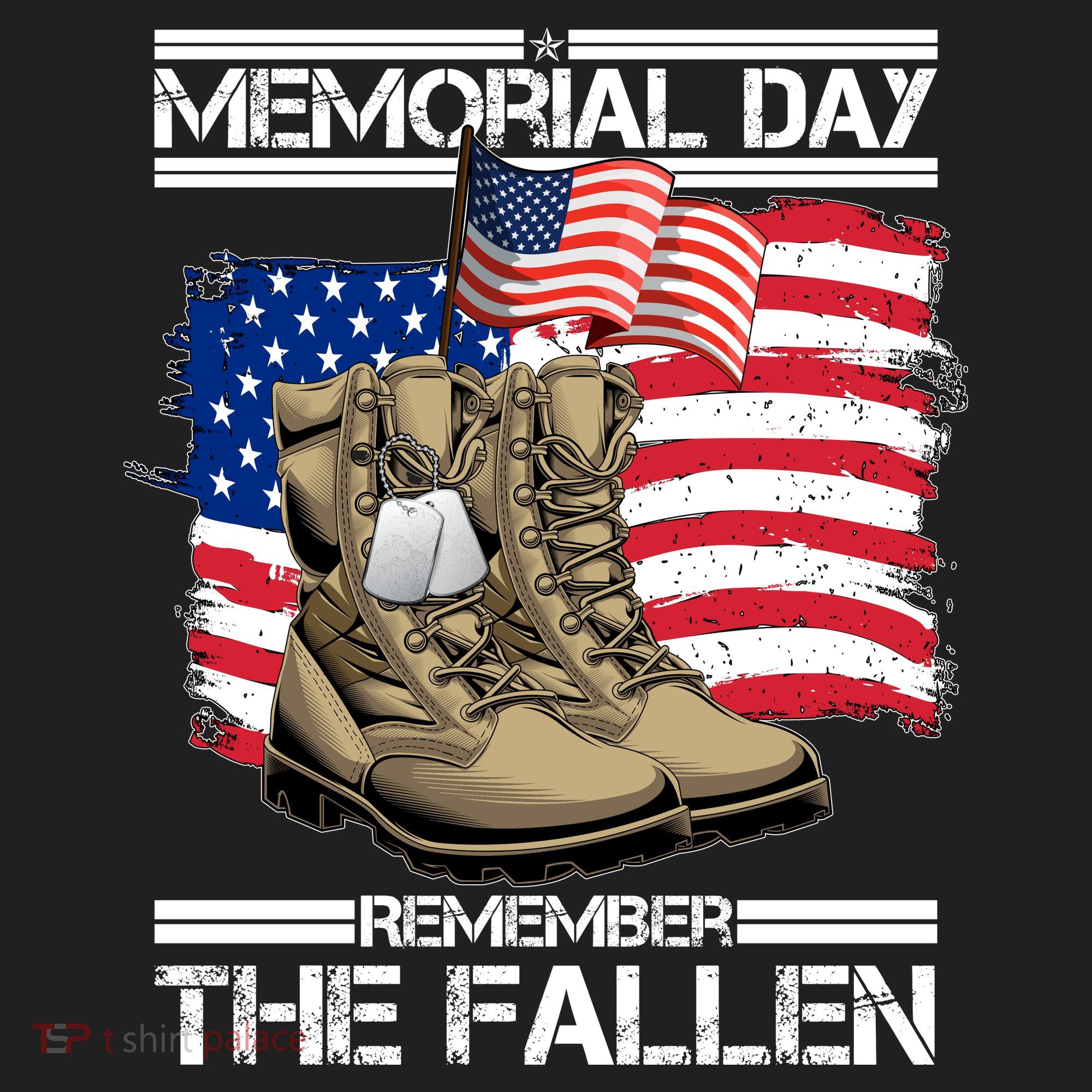 Memorial Day Remember The Fallen 11oz C Handle Ceramic Mug