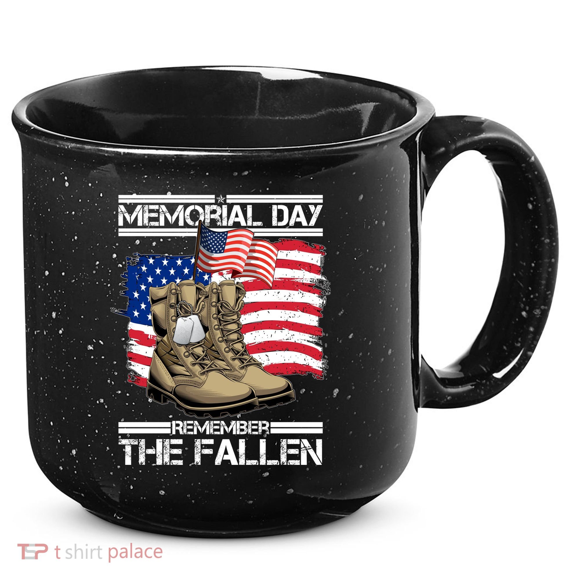 Memorial Day Remember The Fallen 15oz Campfire Ceramic Mug