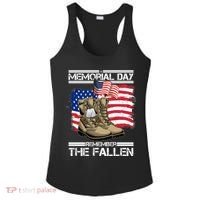 Memorial Day Remember The Fallen Ladies PosiCharge Competitor Racerback Tank thumb 0