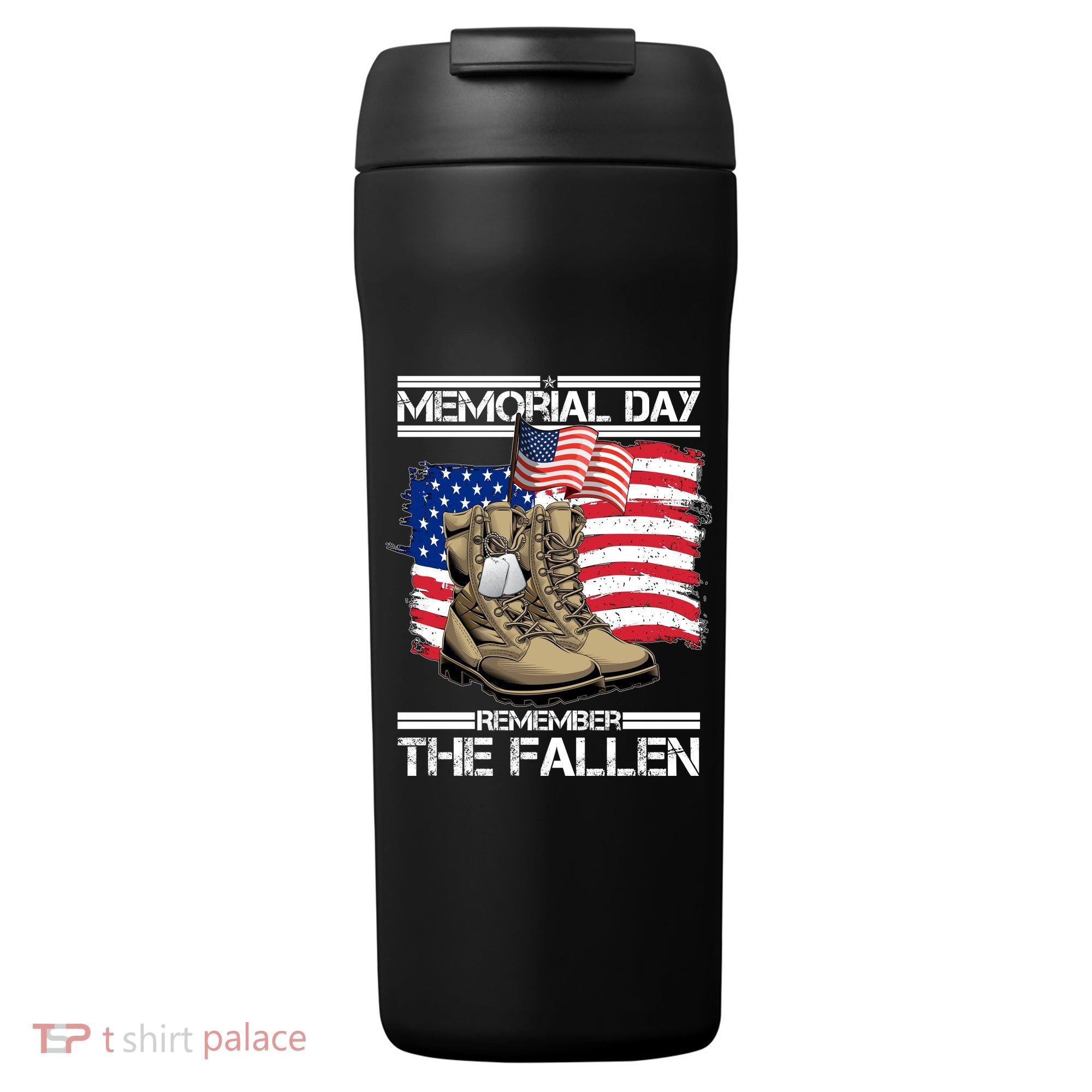 Memorial Day Remember The Fallen 24oz Duet Stainless Steel Tumbler