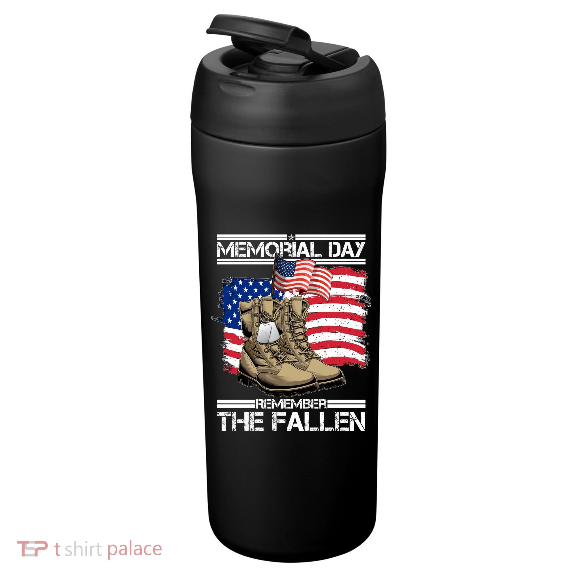 Memorial Day Remember The Fallen 24oz Duet Stainless Steel Tumbler