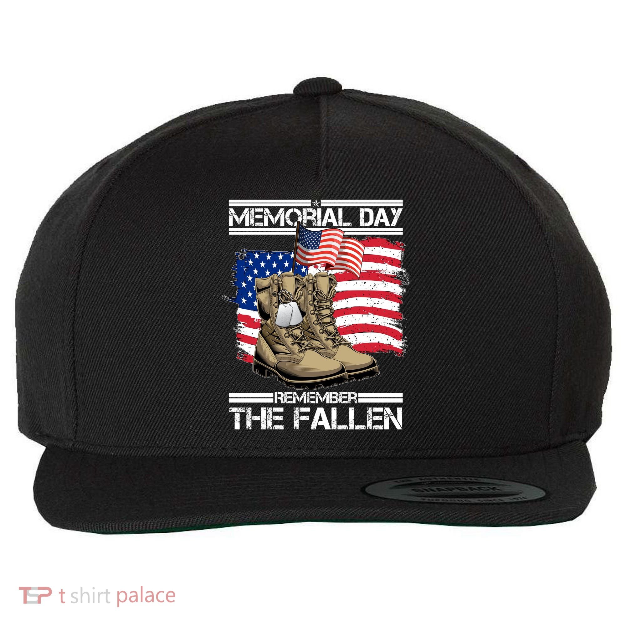 Memorial Day Remember The Fallen Wool Snapback Cap