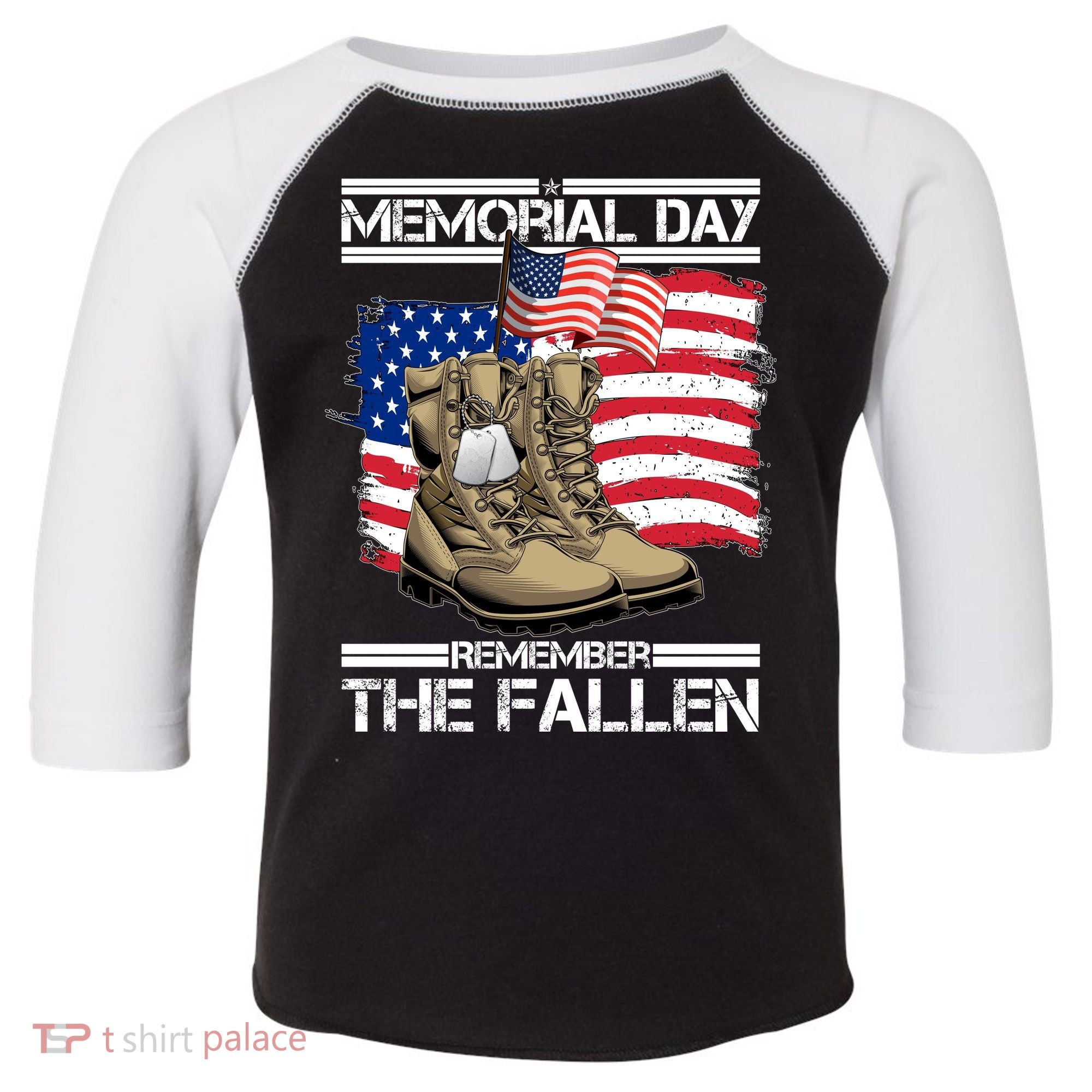 Memorial Day Remember The Fallen Toddler Fine Jersey T-Shirt