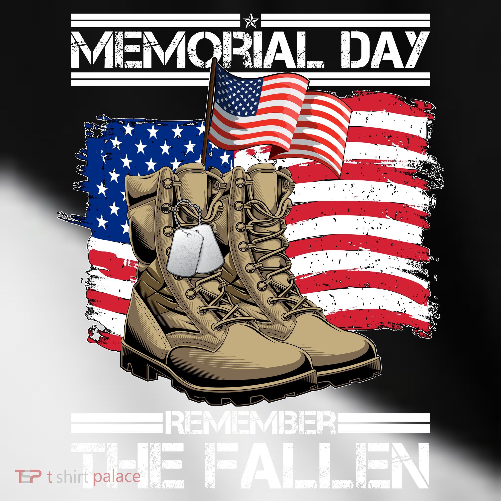 Memorial Day Remember The Fallen Toddler Fine Jersey T-Shirt