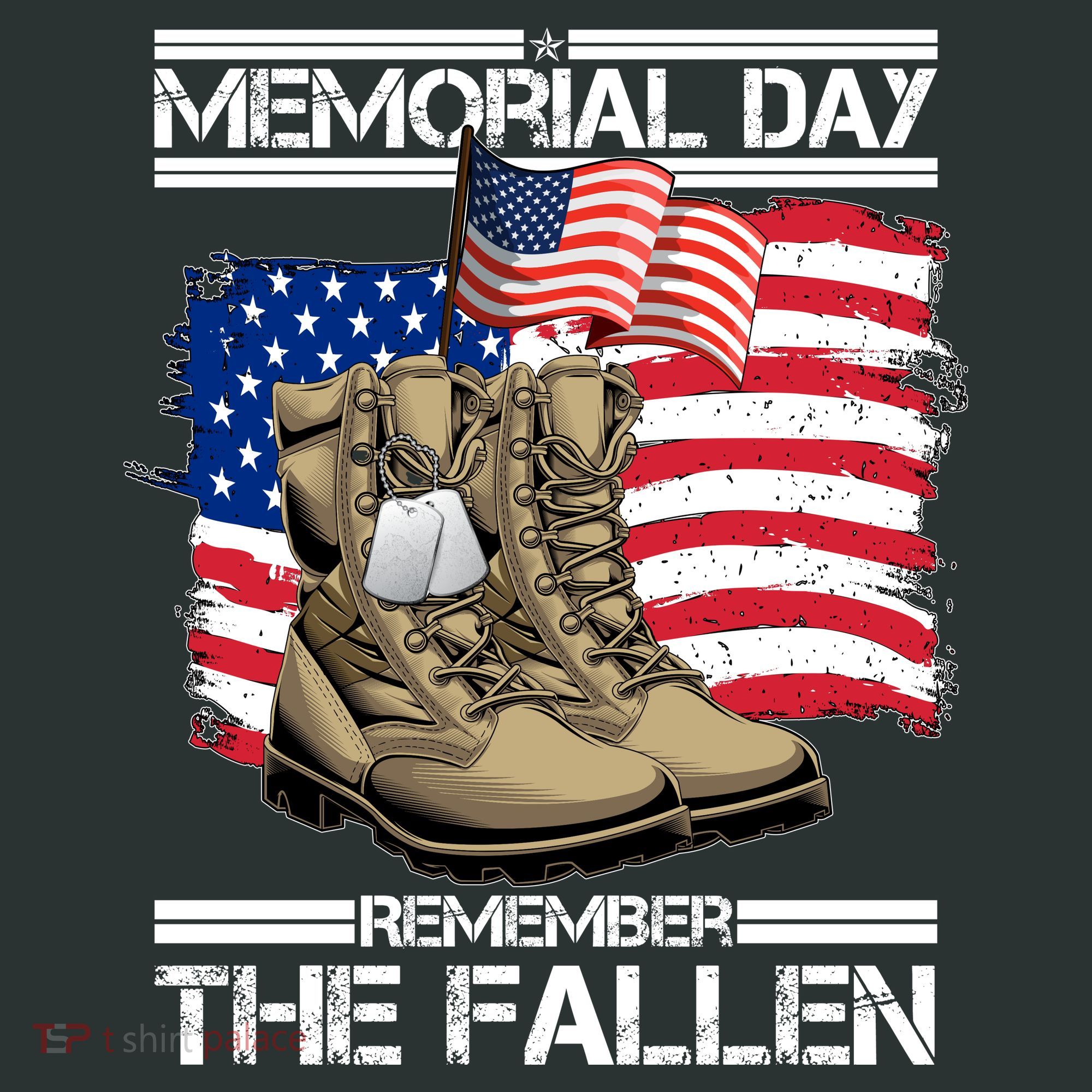 Memorial Day Remember The Fallen Infant Baby Jersey Bodysuit