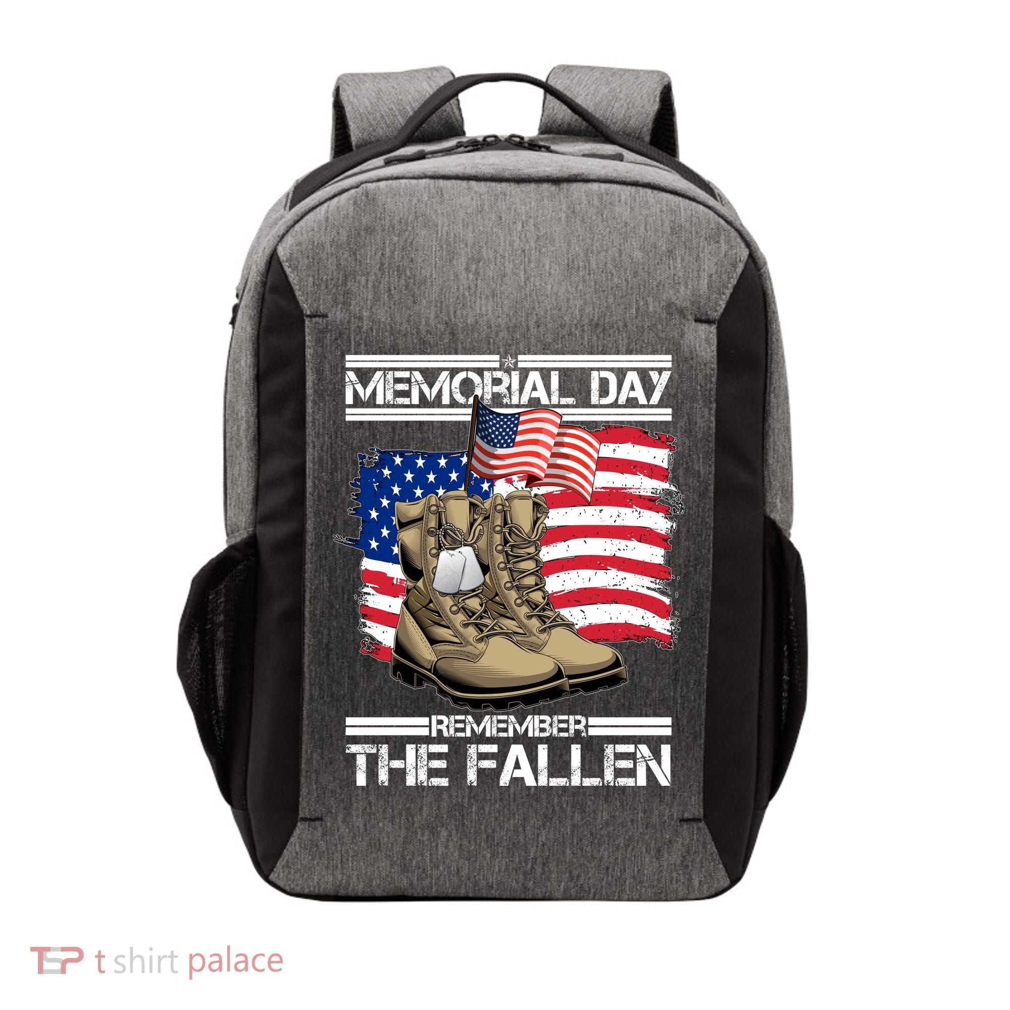 Memorial Day Remember The Fallen Vector Backpack