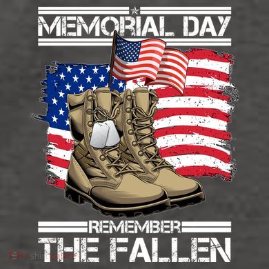 Memorial Day Remember The Fallen Vector Backpack