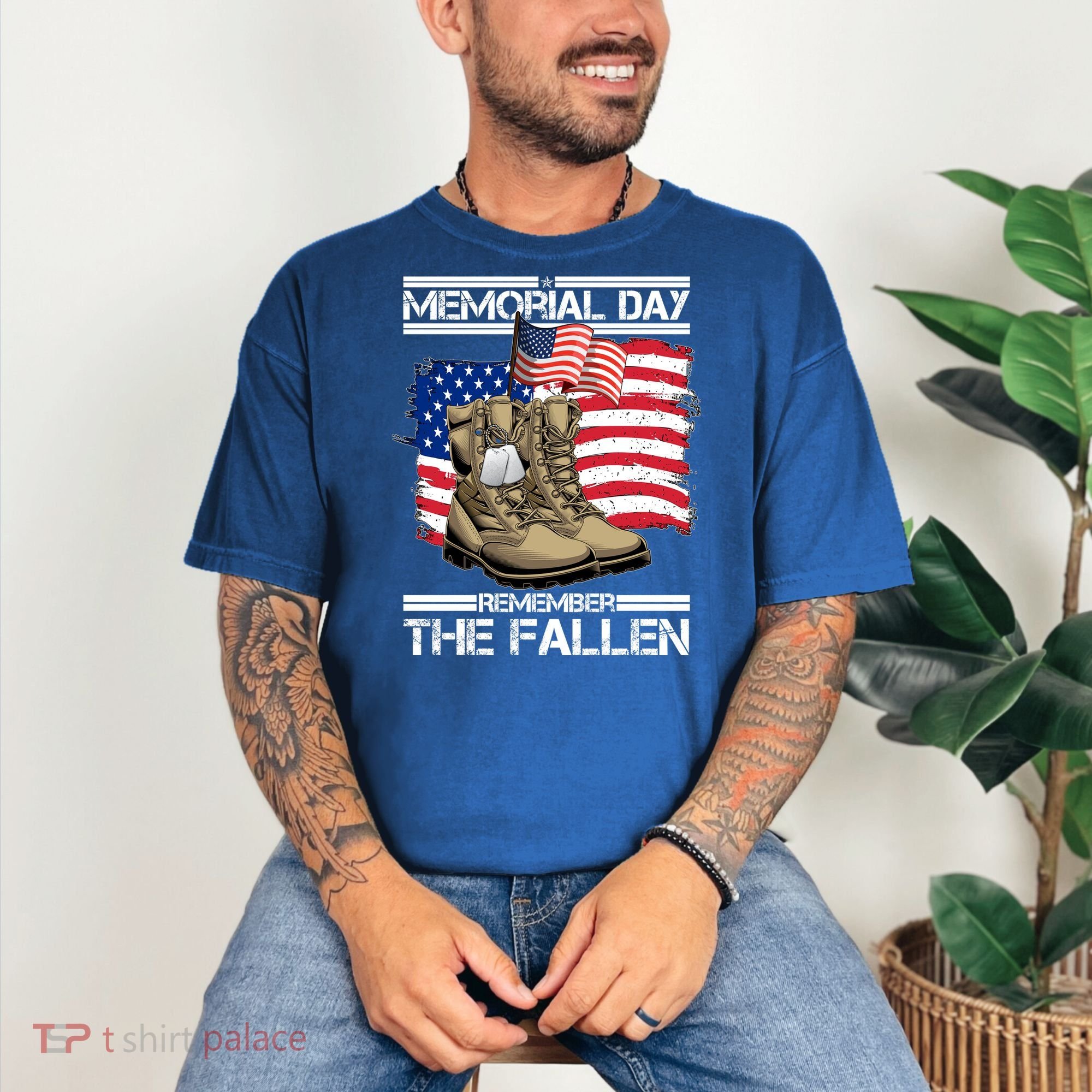 Memorial Day Remember The Fallen Comfort Colors T-Shirt