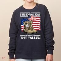 Memorial Day Remember The Fallen Women's Sweatshirt thumb 0