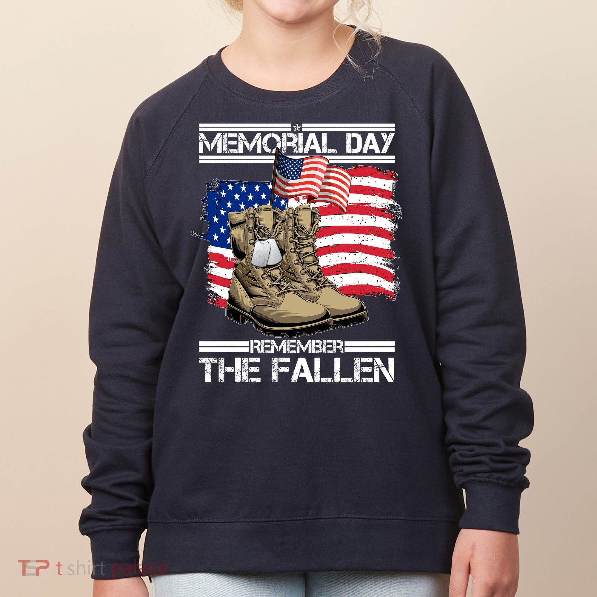 Memorial Day Remember The Fallen Women's Sweatshirt