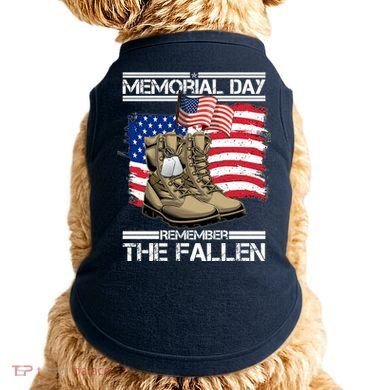 Memorial Day Remember The Fallen Doggie Tank