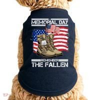 Memorial Day Remember The Fallen Doggie Tank thumb 0