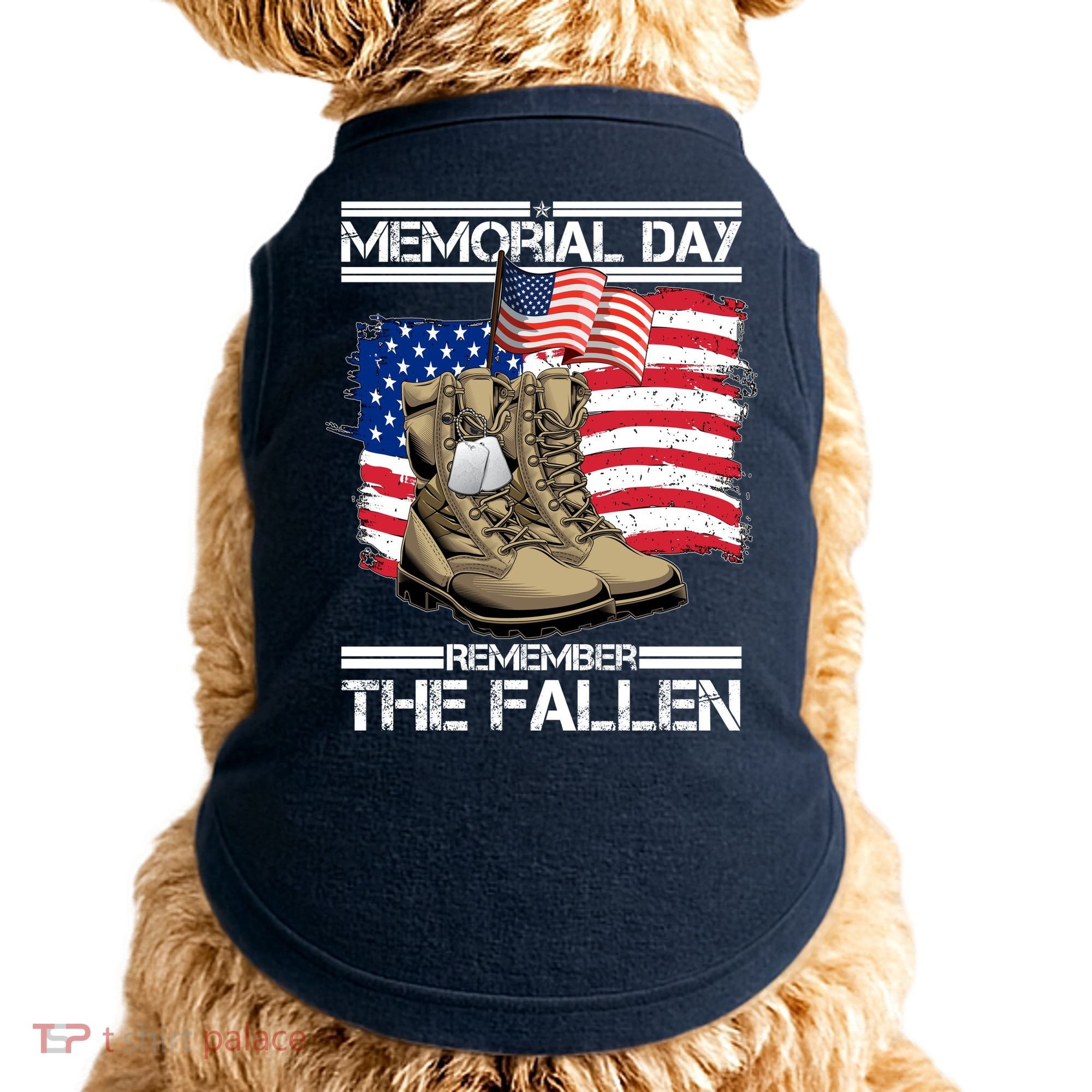 Memorial Day Remember The Fallen Doggie Tank