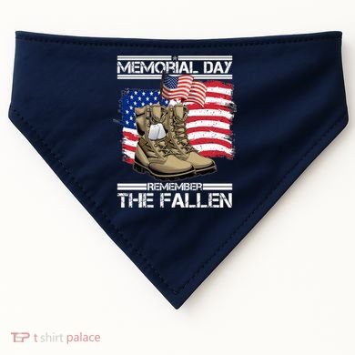 Memorial Day Remember The Fallen USA-Made Doggie Bandana