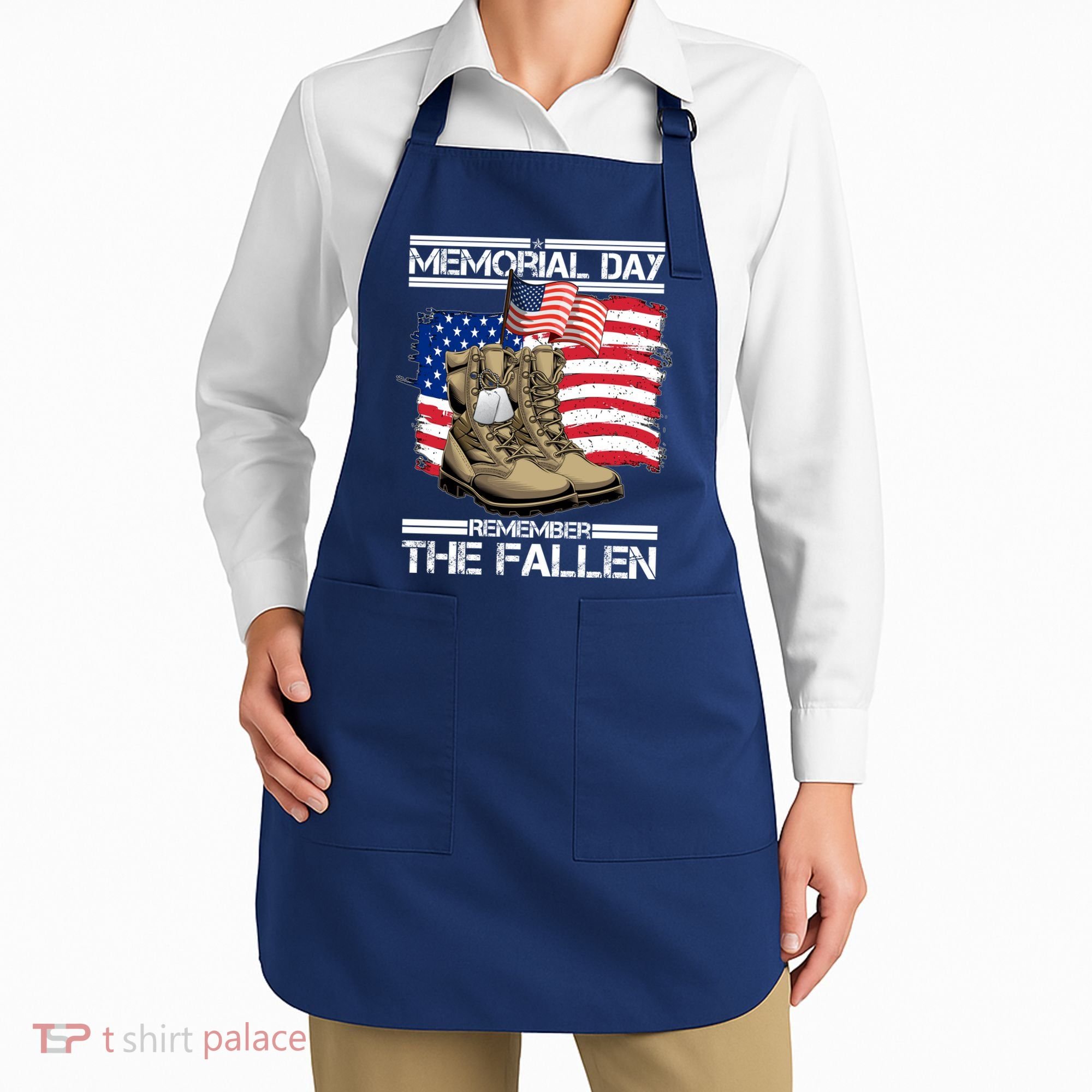 Memorial Day Remember The Fallen Apron