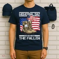 Memorial Day Remember The Fallen T-Shirt thumb 6