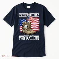 Memorial Day Remember The Fallen Tall T-Shirt thumb 0