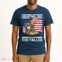 Memorial Day Remember The Fallen Tall T-Shirt thumb 2