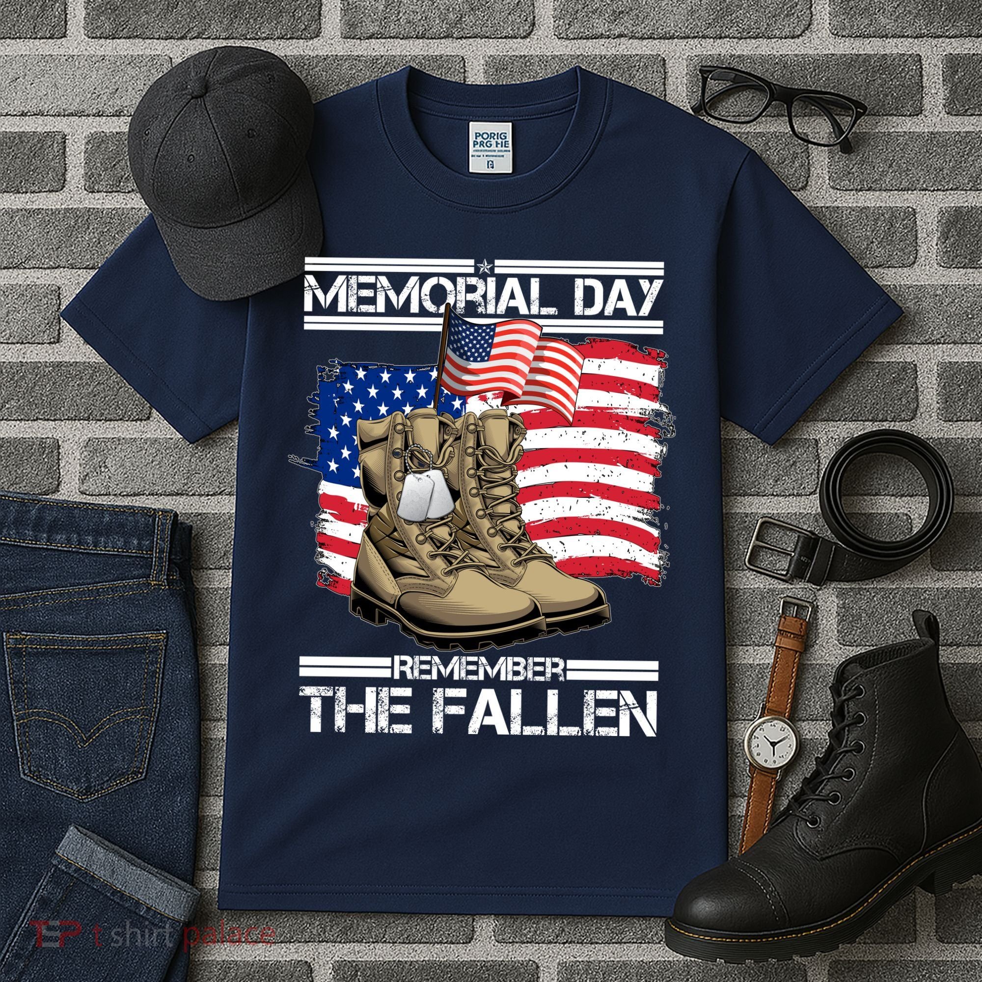 Memorial Day Remember The Fallen Tall T-Shirt