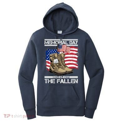 Memorial Day Remember The Fallen Women's Hoodie