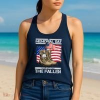 Memorial Day Remember The Fallen Women's Tank Top thumb 2