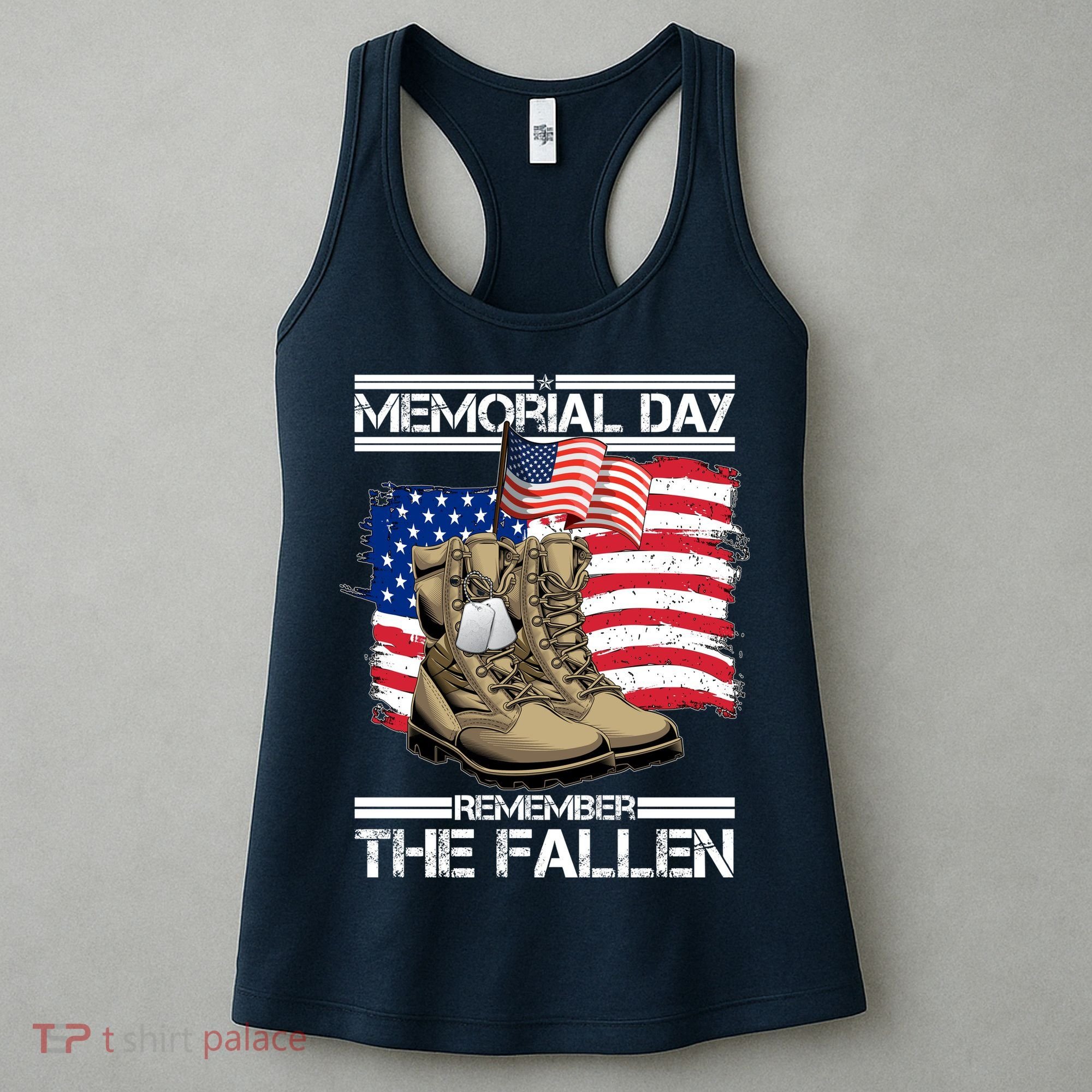 Memorial Day Remember The Fallen Women's Tank Top