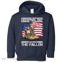 Memorial Day Remember The Fallen Toddler Hoodie thumb 0