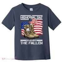 Memorial Day Remember The Fallen Toddler T-Shirt thumb 0