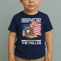 Memorial Day Remember The Fallen Toddler T-Shirt thumb 2