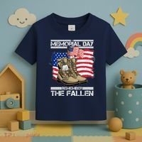 Memorial Day Remember The Fallen Toddler T-Shirt thumb 3