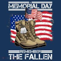 Memorial Day Remember The Fallen Women's Long Sleeve Shirt thumb 2