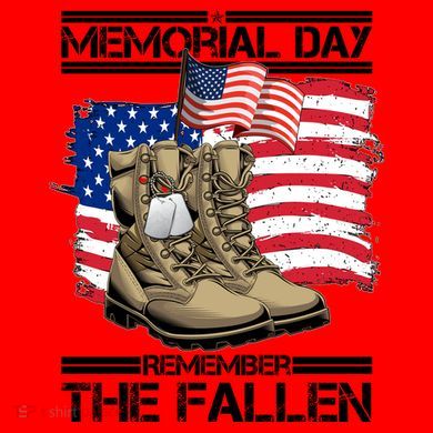 Memorial Day Remember The Fallen Santa Hat