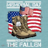 Memorial Day Remember The Fallen Sueded Cloud Jersey T-Shirt thumb 2