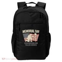 Memorial Day Remembering Our Fallen Heroes Backpack thumb 0