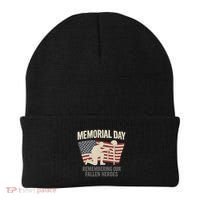Memorial Day Remembering Our Fallen Heroes Beanie thumb 0