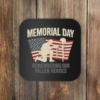 Memorial Day Remembering Our Fallen Heroes Coaster thumb 0