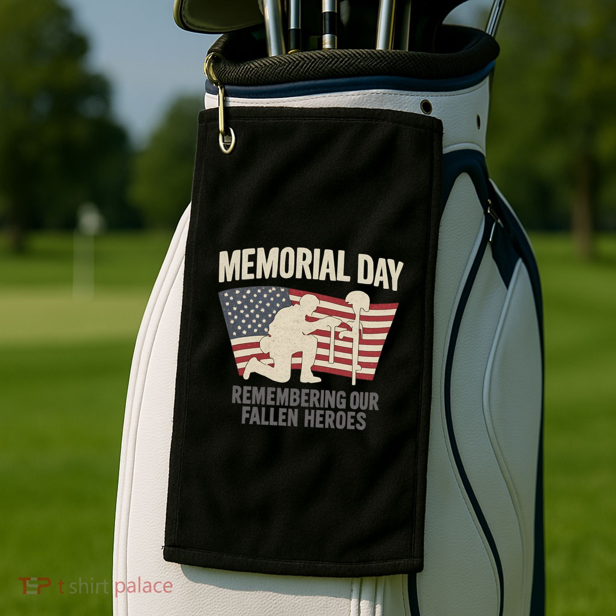 Memorial Day Remembering Our Fallen Heroes Golf Towel