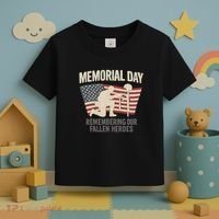 Memorial Day Remembering Our Fallen Heroes Toddler T-Shirt thumb 3