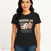 Memorial Day Remembering Our Fallen Heroes Women's T-Shirt thumb 4